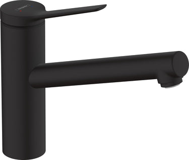 Hansgrohe zesis m33 - keukenmengkraan - ééngreeps bediening - 150mm maat - 1 straalfunctie - mat zwart