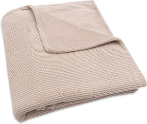 Jollein deken ledikant 100x150cm basic knit wild rose fleece