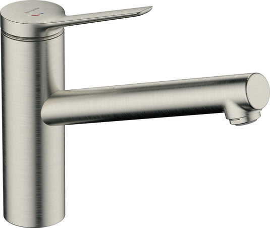 Hansgrohe zesis m33 - keukenmengkraan - ééngreeps bediening - coolstart energiebesparend - ecosmart waterbesparend - 150mm maat - 1 straalfunctie - rvs