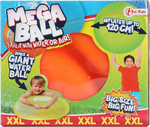 Toi-toys mega ball xxl puffer of water ø 120cm assorti 16x18cm