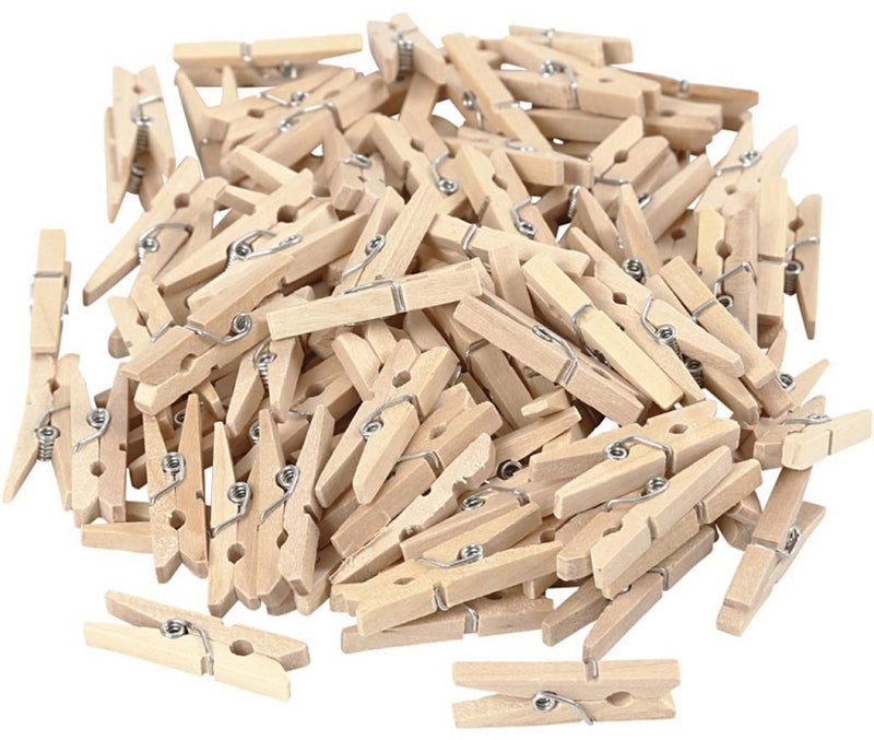 Afbeelding laden in galerijviewer, Creativ company https: www.cchobby.nl wasknijpers-l-30-mm-b-3-mm-100-stuk-1-doos
