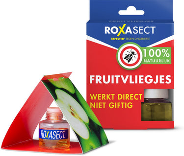 Roxasect fruitvliegjes vanger - anti-fruitvliegjes insectenval - fruitvliegjes bestrijden - 1 stuks
