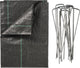 Nature - gronddoek (2 x 5m) met pennen (10 st.) - 100 g m² - zwart - anti-worteldoek