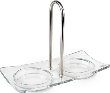 Peugeot linea houder peper- en zoutmolen 15 cm - transparant - acryl