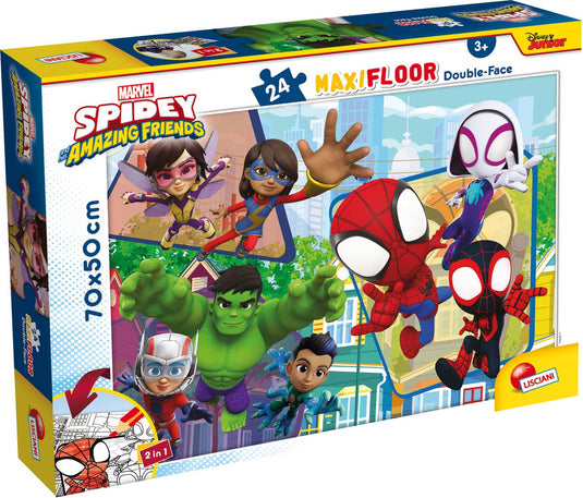 Lisciani - spidey - puzzel maxifloor - 24 stukjes