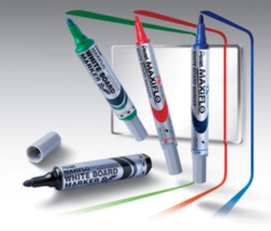 Pentel maxiflo wb.pen dun mwl5s blauw