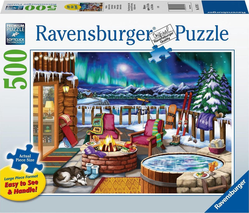 Afbeelding laden in galerijviewer, Ravensburger puzzel noorderlicht - legpuzzel - 500 stukjes

