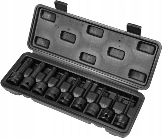 Yato torx slagdoppenset 1 2' t20-t70 9-delig