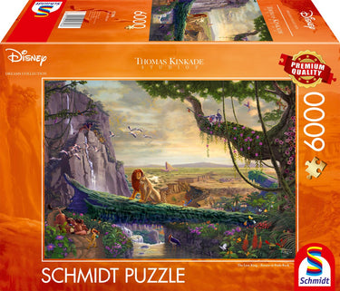 Schmidt - legpuzzel - disney, the lion king, return to pride rock - thomas kinkade studios - 6000 stukjes - volwassenen - vanaf 14 jaar