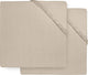 Jollein baby hoeslaken boxmatras - nougat - jersey - 2 stuks - 75x95cm
