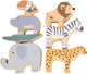 Small foot - houten safaridieren balansspel, 7dlg.