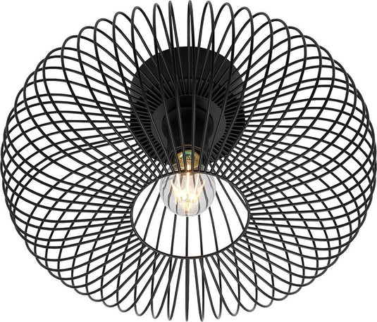 Nordlux beroni-plafondlamp-e27-metaal-zwart