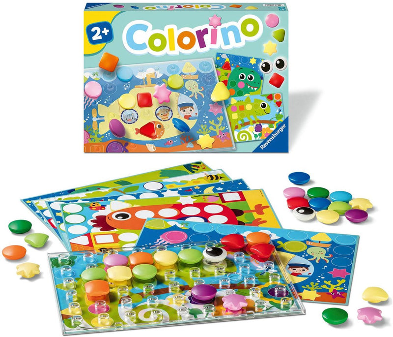Afbeelding laden in galerijviewer, Ravensburger colorino kleuren en vormen
