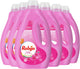 Robijn - vloeibaar wasmiddel - pink sensation - 6 flessen - 144 wasbeurten - voordeelverpakking