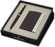 Sheaffer balpen giftset - 100 g9317 - matt black nickel plated - met visitekaarthouder
