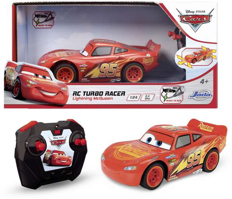 Afbeelding laden in galerijviewer, Dickie rc cars 3 lightning mcqueen turbo racer
