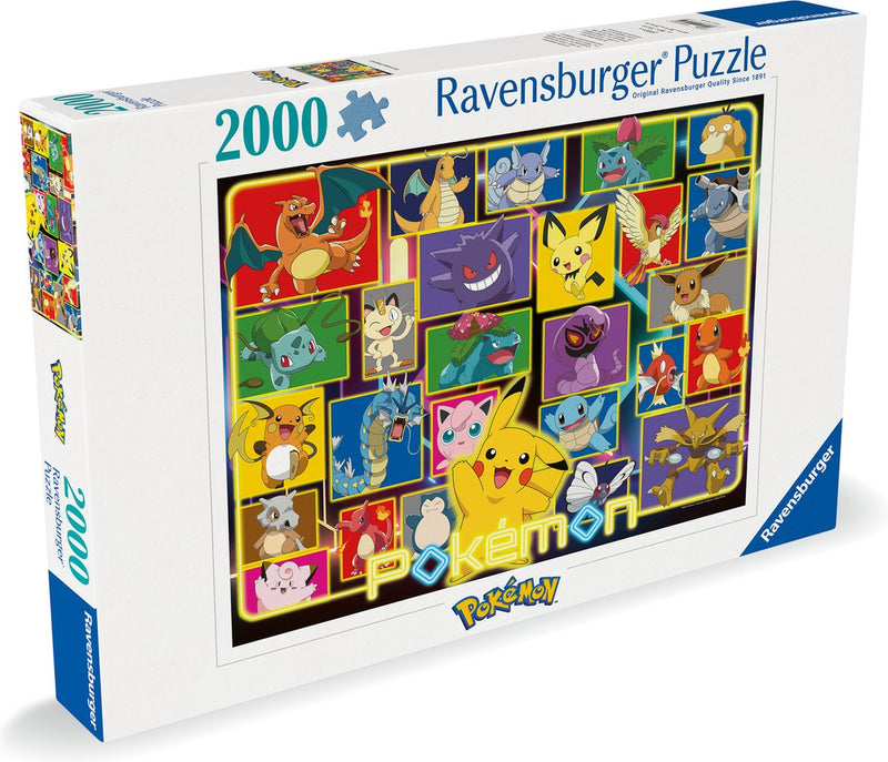 Afbeelding laden in galerijviewer, Ravensburger puzzel pokémon - legpuzzel - 2000 stukjes
