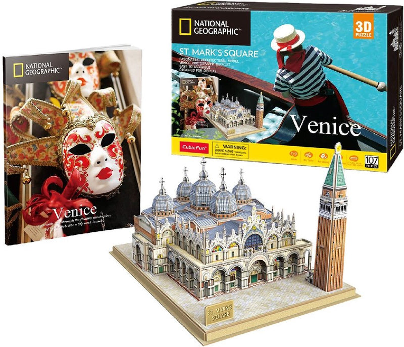 Afbeelding laden in galerijviewer, Cubic fun 3d-puzzel ng piazza san marco (2010315)
