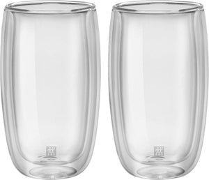 Zwilling sorrento dubbelwandig latte macchiato glas - 350 ml - 2 stuks