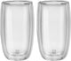 Zwilling sorrento dubbelwandig latte macchiato glas - 350 ml - 2 stuks