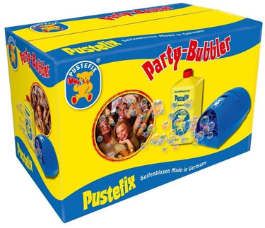 Pustefix bellenblaas - party bubbler - met 1 liter vloeistof - 10 jaar