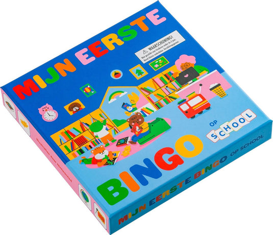 Merkloos sans marque mijn eerste bingo op school