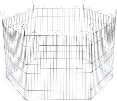 Beeztees - konijnenren - 6 panelen - 66,5x58 cm, diam. 100 cm