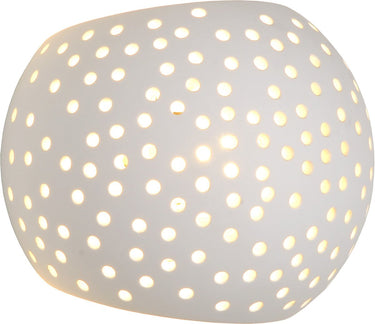 Lucide gipsy - wandlamp - 1xg9 - wit
