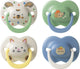 Tommee tippee ultimate fit-fopspeen - 18-36 maanden - 4 stuks - orthodontische symmetrische speen voor baby's- 100% bpa-vrij silicone - blauw deco