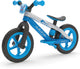 Chillafish loopfiets 2 jaar met voetsteun en voetrem - blauw - lichtgewicht loopfiets jongens en meisjes tot 5 jaar met verstelbaar zadel en 12 rubberskin banden voor extra grip binnen en buiten - model bmxie 2