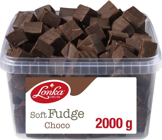 Lonka fudge chocolade - 1 x 2 kilo