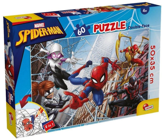 Lisciani - spider-man - puzzel plus - 60 stukjes