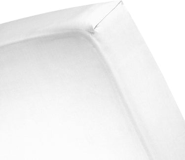 Cinderella hoeslaken - 2 persoons - polyester - matrasbeschermer - 120x200 cm - tot 25 cm - wit