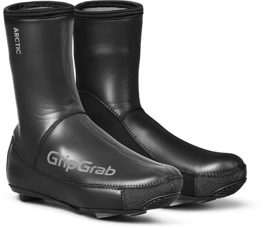 Gripgrab - arctic 2 waterproof strenge winter neopreen wielren overschoenen waterdicht met fleecevoering - zwart - unisex - maat m (40 41)