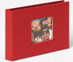 Walther fun - fotoalbum insteek - 36 foto's 10x15 cm - rood - linnenstructuur