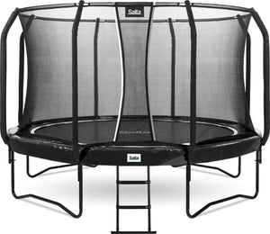 Salta first class - trampoline met veiligheidsnet en ladder - ø 305 cm - zwart