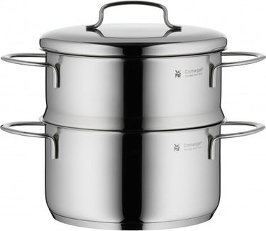 Wmf mini - groentestomer - ø16 cm - rvs - inclusief deksel - geschikt voor alle warmtebronnen