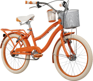 Huffy deluxe 20 inch kinderfiets cruiser - oranje