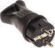 Orno stroomstekker - massief rubber - ip44 stof- en spatwaterdicht - met afdichting en oog