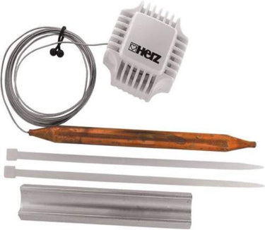 Herz 7420 regelelement met aanlegvoeler m28x1,5 20-50 c capillair 2m recht, wit