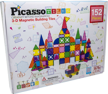 Selecta picassotiles blocks and mirrors - magnetische bouwtegels, 152dlg.