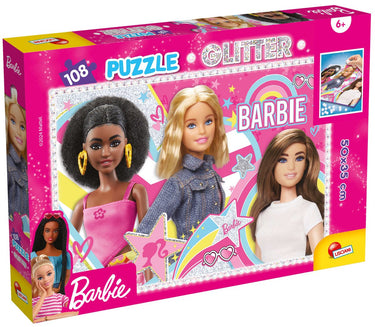 Lisciani barbie glitter puzzle 108- best friend forever!