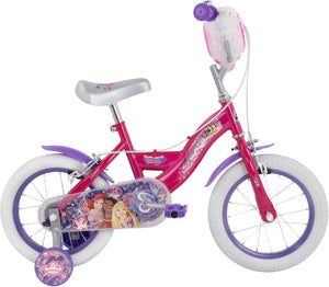 Huffy disney princess serie - kinderenfiets - roze - 14 inch - handrem