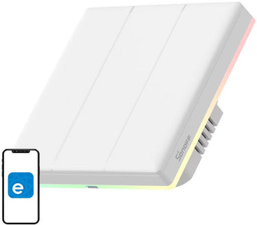 Sonoff 3-kanaals wifi touch-schakelaar voor het op afstand inschakelen van het licht