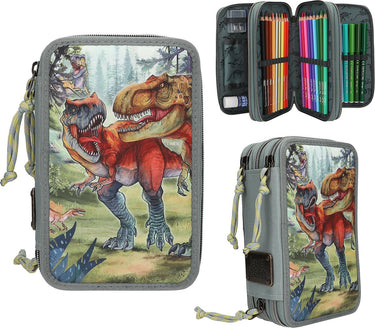 Depesche - dino world 3-vaks etui - bite