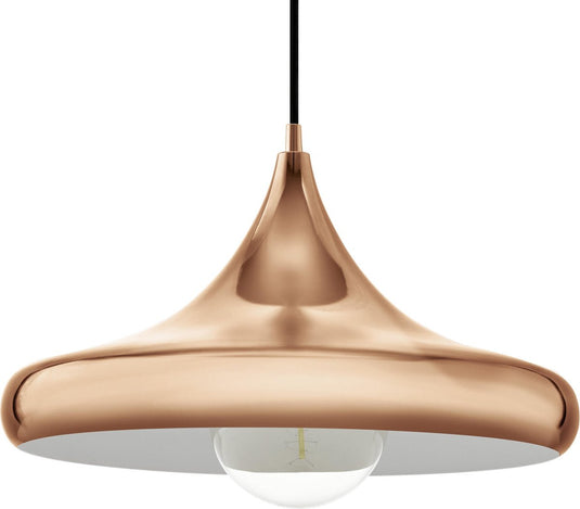 Eglo coretto 2 - hanglamp - 1 lichts - ø400mm. - koperkleurig