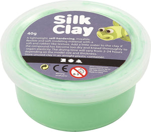 Silk clay lichtgroen 40gr