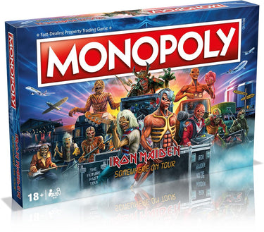 Winning moves monopoly - bordspel - iron maiden - engels