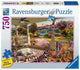 Ravensburger legpuzzel veranda landschap 750 stukjes grote puzzel.
