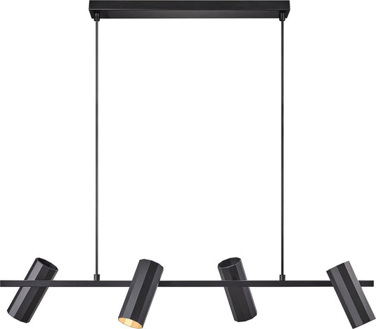 Nordlux alanis-4x hanglamp-gu10-zwart